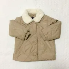 プティマイン バックフリル中綿ジャケット 100cm