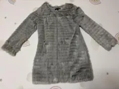 rienda グレー ファーコート S