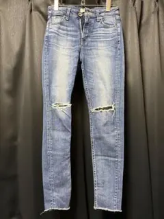 GYDAジェイダ ダメージ スキニー デニム パンツ