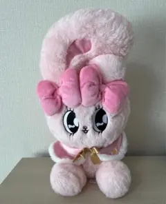 エスターバニー　ウィンターケープBIGぬいぐるみ ピンク