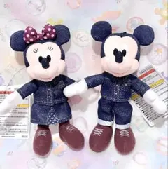 お顔厳選♡ Disney ミッキー　ミニー　ぬいぐるみバッジ　デニム　ウエスタン