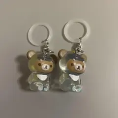 リラックマ きょうりゅう着ぐるみ めじるしアクセサリー 2個セット