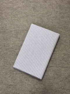 シャツ生地　ストライプ(青・白）