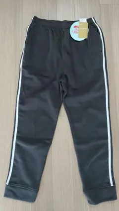 【新品タグ付】裏起毛 ブラウン ジョガーパンツ サイドストライプ Mサイズ