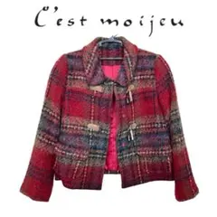 PINK HOUSE　ピンクハウス　ジャケット　モヘア混　リボン　M PINK HOUSE ピンクハウス ジャケット モヘア混 リボン M - メルカリ