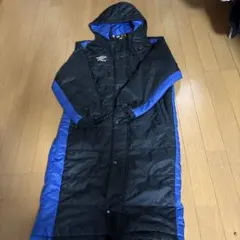 Umbro ベンチコート 黒/青