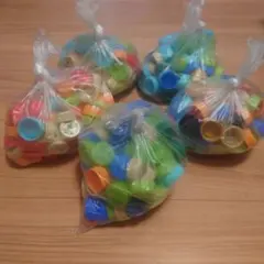 色バラバラプラスチックキャップ ５００個 セット