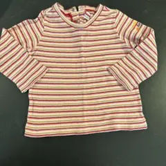 miki house ストライプ長袖Tシャツ 90