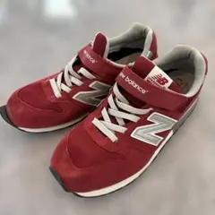 ニューバランス キッズスニーカー 24cm 赤 KV996CDY