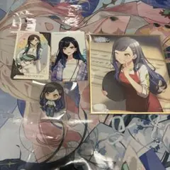 白石杏21A色紙　白石杏30A色紙　純ブラ　ゲレンデ 白石杏21A色紙 白石杏30A色紙 純ブラ ゲレンデ プロセカ 白石杏 ミニ色紙