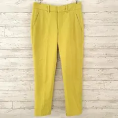 ザラ ZARA サイドスリット スラックス 【XS】チノ テーパード ストレッチ