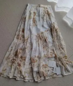 リランドチュール　フレアスカート　春夏　Rirandture　ロングスカート