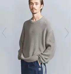 【♢美品♢】ユナイテッドアローズ　ニット ウォッシャブル　ライトグレー　Mサイズ