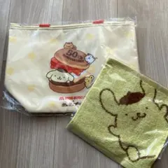 新品　モスバーガー ポムポムプリン　保冷トートバッグ　ミニタオル　２点セット