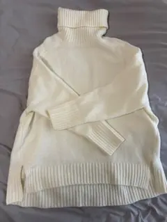GRL アイボリー タートルネックセーター Fサイズ