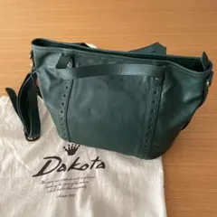 【新品】DAKOTA ダコタ レザー 2WAY ショルダーバッグ グリーン