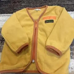 BEAMS mini フリースジャケット 90サイズ イエロー
