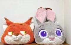 ディズニー　ニック　ジュディ　ズートピア　コストコ　ぬいぐるみ　クッション ディズニー ニック ジュディ ズートピア コストコ ぬいぐるみ