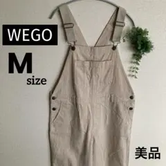 [WEGO]ウィゴー コーデュロイ サロペット オーバーオール Ｍ　ベージュ