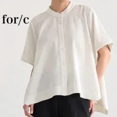 美品✨2024年 SACRA トリアセマイクロクレープシャツ 比翼ボタン 日本 
