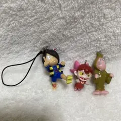ゲゲゲの鬼太郎　ストラップ　ミニフィギュア 3点