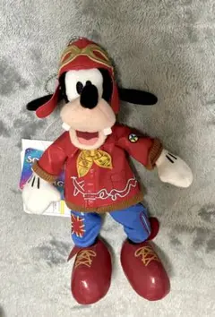 レア⭐︎ ディズニーストア　グーフィー　ぬいぐるみバッジ　キーホルダー　ぬいぐるみ ディズニー フラッグシップ東京 グランドオープン限定