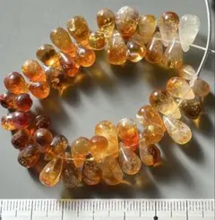 8〜13mm＊ブランデーシトリン＊マデイラシトリンスムースドロップ