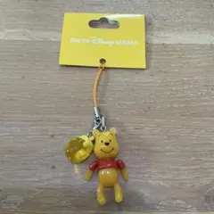 レトロディズニーリゾートプーさんストラップ新品未使用