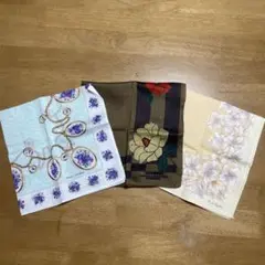 Mario Valentino 他　花柄ハンカチ