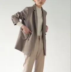 【rem closet 】チェック柄 テーラードジャケット S お洒落　高見え