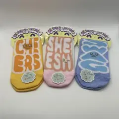 【新品】KAWAII MESSAGE ソックス 3足セット 23〜25cm