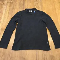 ラポシェビスキュイ　長袖黒タートルネック　120センチ