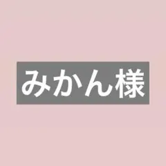 みかん様専用ページ