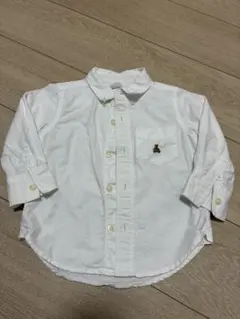 ベビー服　GAP ボタンダウンシャツ 12-18ヶ月 ホワイト