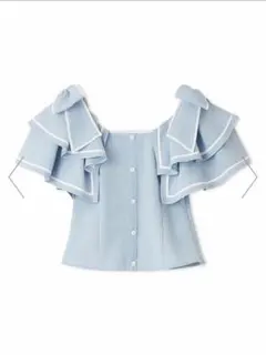 SNIDEL スナイデル スクエアスリーブブラウス