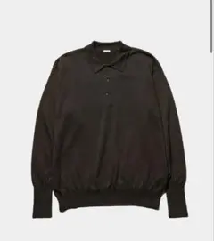 A.PRESSE 23AW ボーダーニットポロ 3 ベージュブラウン A.PRESSE 23AW ボーダーニットポロ 3 ベージュブラウン - メルカリ