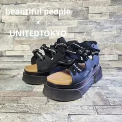beautiful people×UNITEDTOKYO コラボ 厚底サンダルのサムネイル