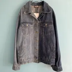 C.L.N ツートンカラー Ｇジャン デニムジャケット