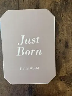 Just Born ニューボーンフォトカードセット