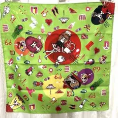 内藤ルネ★風呂敷 グリーン D