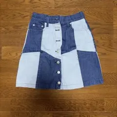 INGNI デニムパッチワークタイトスカート