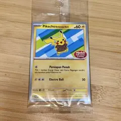 ポケモンカード　インドネシア ピカチュウ　バティック　海外 プロモ　未開封