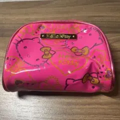Hello Kitty ラメ入りポーチ ピンク