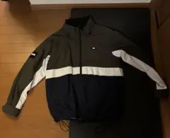 FTC ナイロンジャケット Mサイズ オリーブ・ネイビー・ホワイト