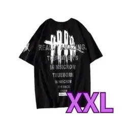 韓国ストリート系 原宿系 【再入荷】メンズ XXL Tシャツ バ オーバーサイズ