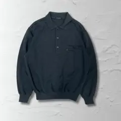 スウェット　長袖　メンズ　S　ブラック　ダークグレー　シンプル