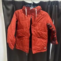 BURTON 赤いフード付きスノーボードウェア