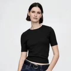 GAP モダン クルーネックT 半袖　ブラック　XSのサムネイル