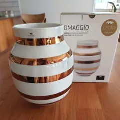 Kähler Omaggio 花瓶 ホワイト・ゴールド 175AV - メルカリ