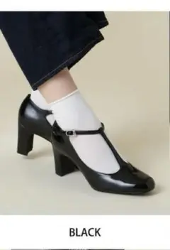 ODETTE E ODILE ラウンドTストラップ パンプス 24cm